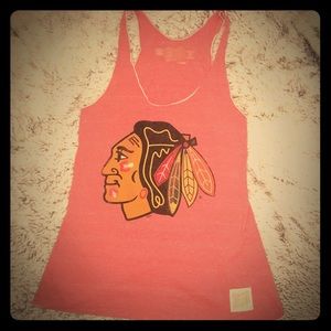 Chicago Blackhawks Tank Top by Retro Brand